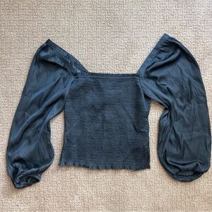J. Crew satin blouse